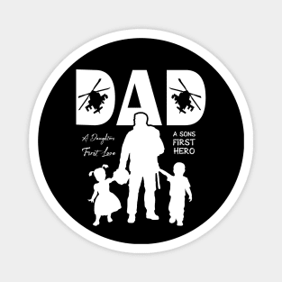 Gun Pilot - Dad, A Daughter's First Love, A Son's First Hero Magnet